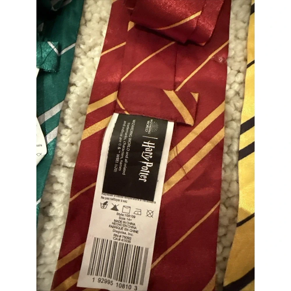 Harry Potter Costume Props Wizards Mens Tie for Fancy Halloween Outfit